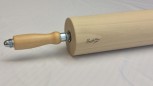 Teigroller Wellholz– Nudelrolle - Rollholz mit Holzgriffen 450 mm ( 2 Stück )
