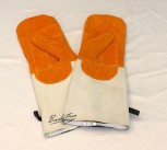Leather baking gloves 2 pairs (4 pieces)